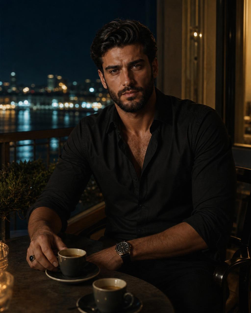 Date scene with Alessio Riva.
