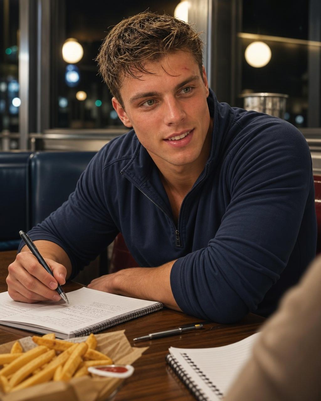 Date scene with Connor.