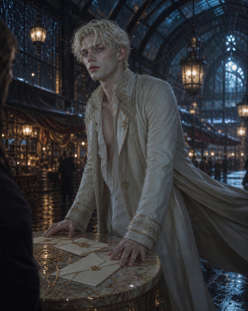 Competence scene with Jax, cursed royal negotiator.