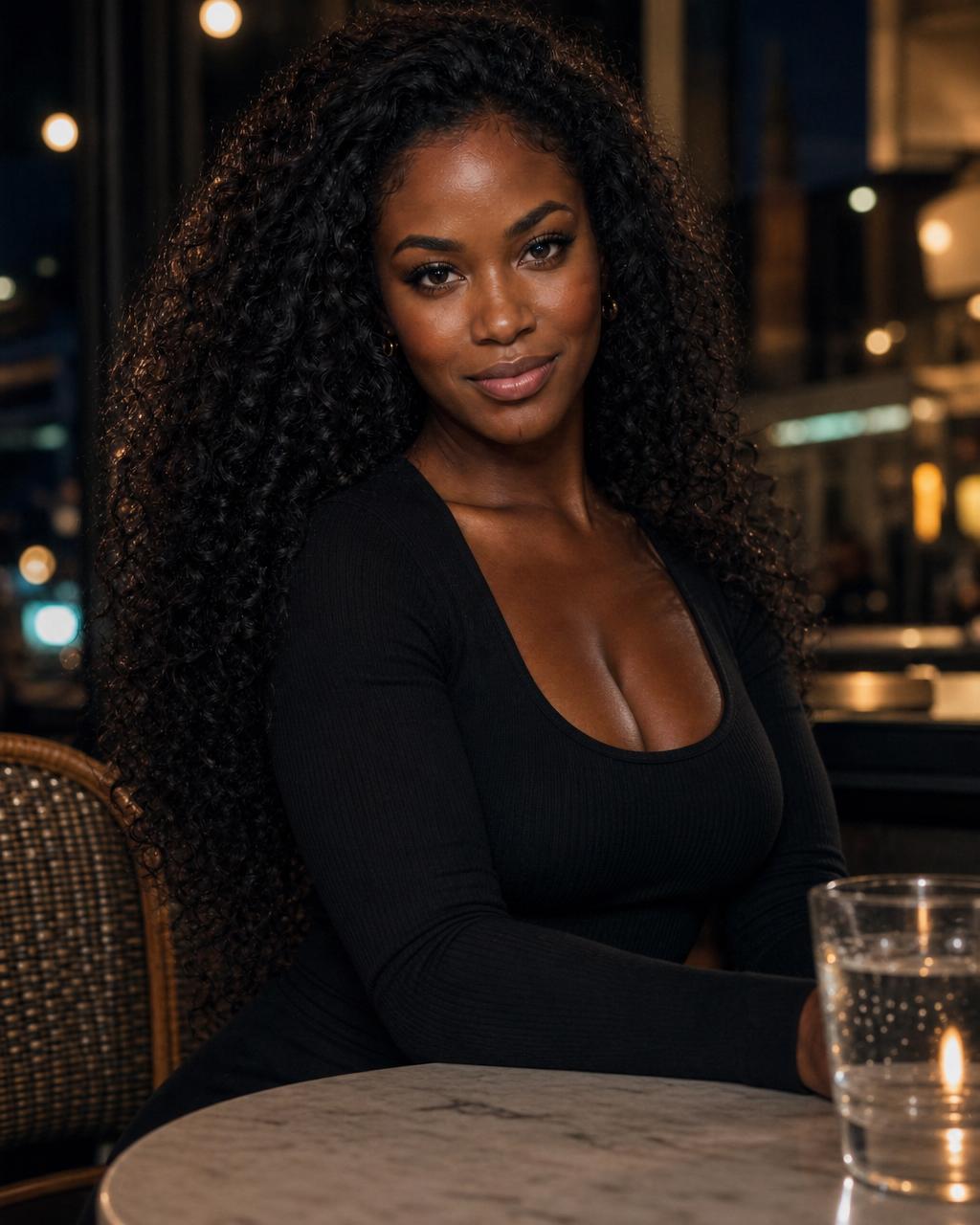 Date scene with Nora Baptiste.